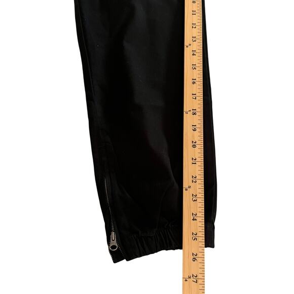L.T.J Letter To Juliet Women's Crop Zip Ankle Utility Joggers in Black Sz L NWT - Picture 11 of 12